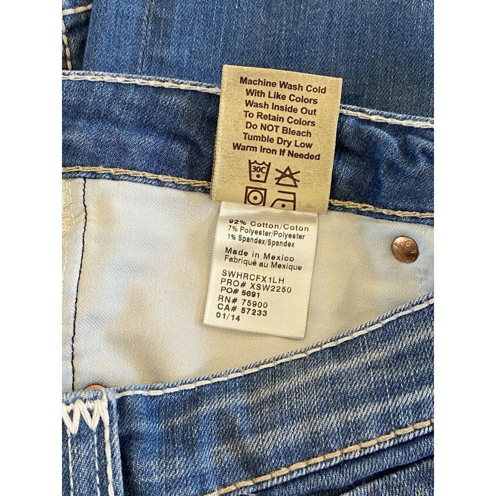 Big Star Jeans Womens Sz 26 x 26 Remy Thick Stitch Low Rise Stretch Straight Leg - Picture 11 of 11